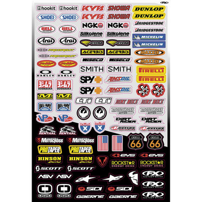 Factory Effex Decal Kit - Micro Sponsor 10-68014_84656