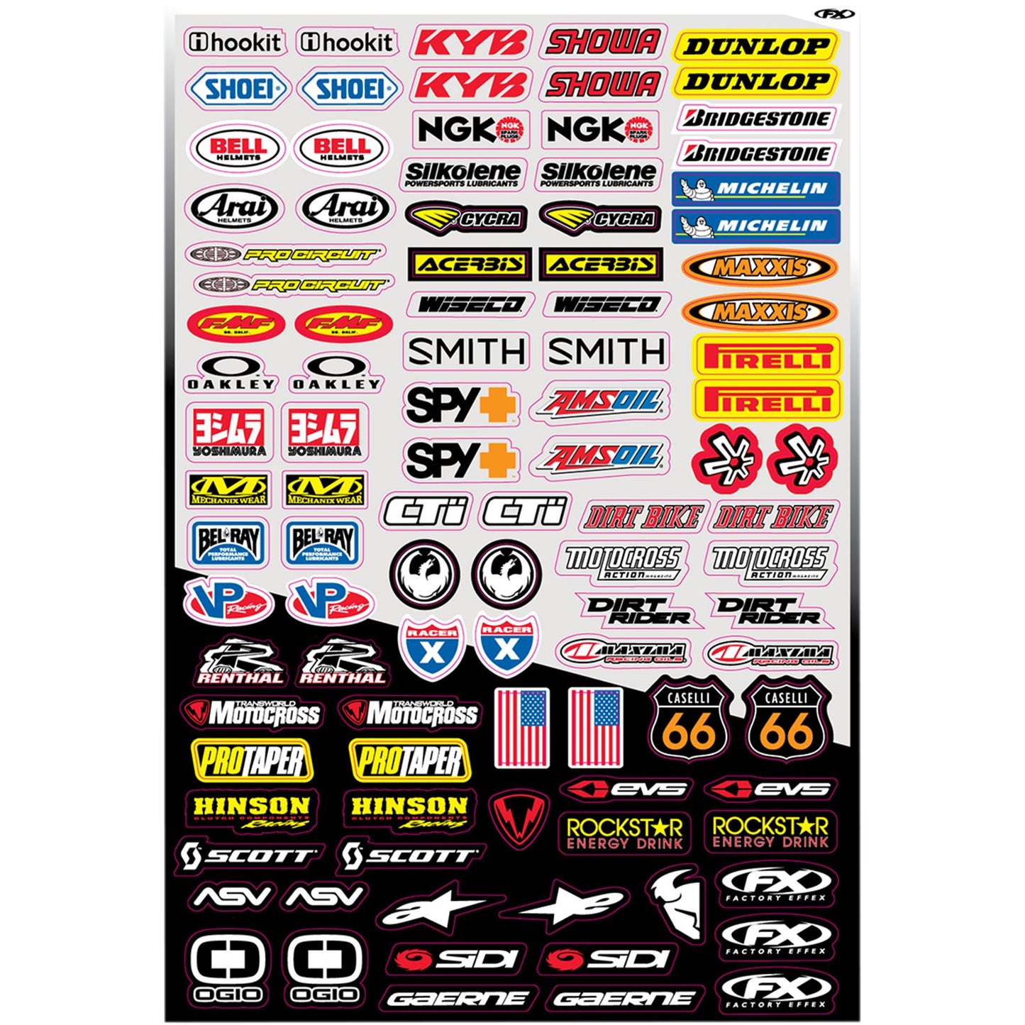 Factory Effex Decal Kit - Micro Sponsor 10-68014_384840