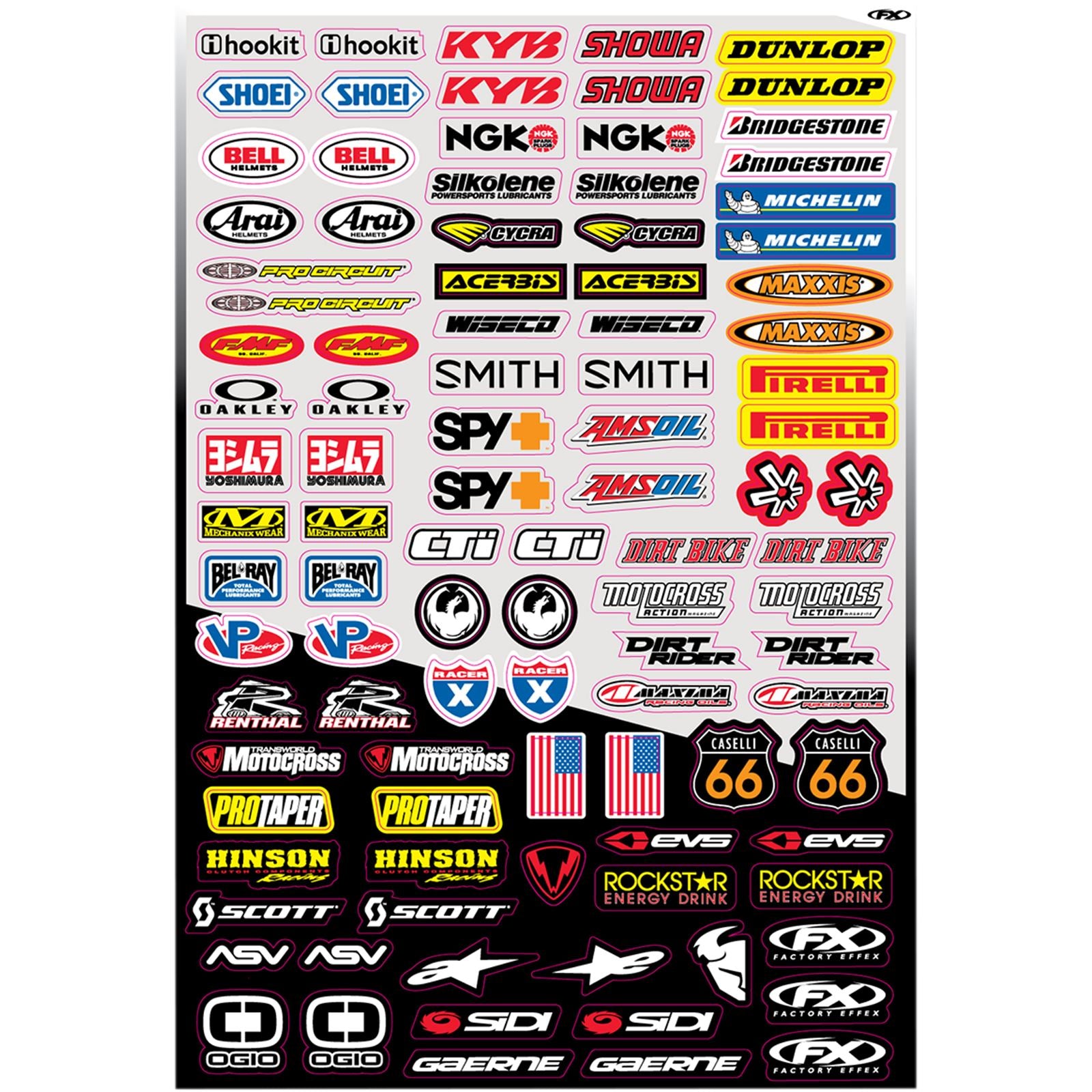 Factory Effex Decal Kit - Micro Sponsor 10-68014_384840