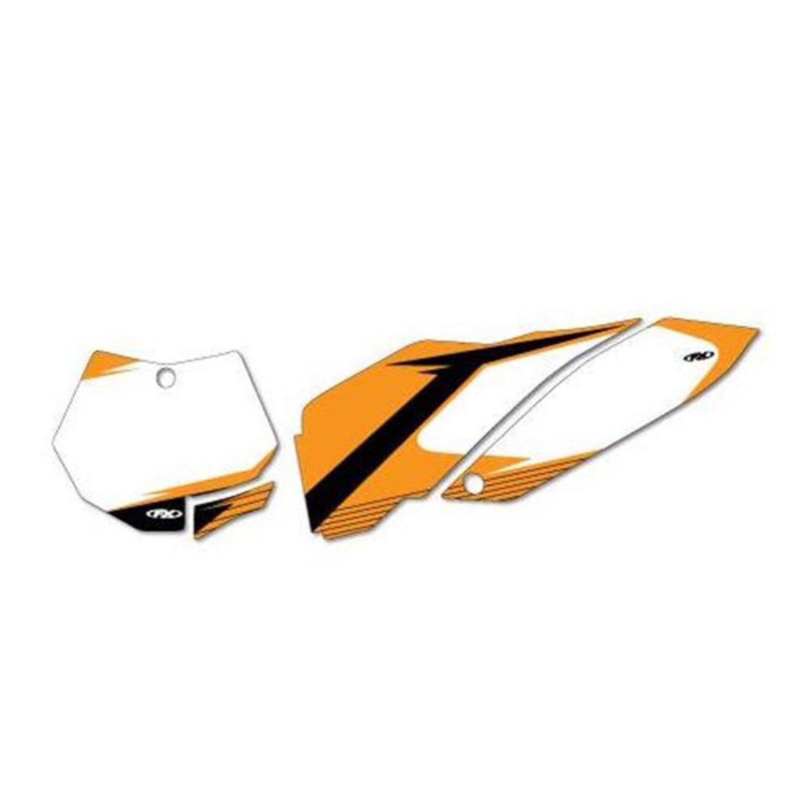 Factory Effex Graphic Number Plates - White - SX/XC 12-64526_559223