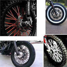 2FastMoto 76pcs Wheel Spoke Skin Cover Wrap Kit for MX Dirt Bike - Blue/Yellow 2FM-20-BY70_634800