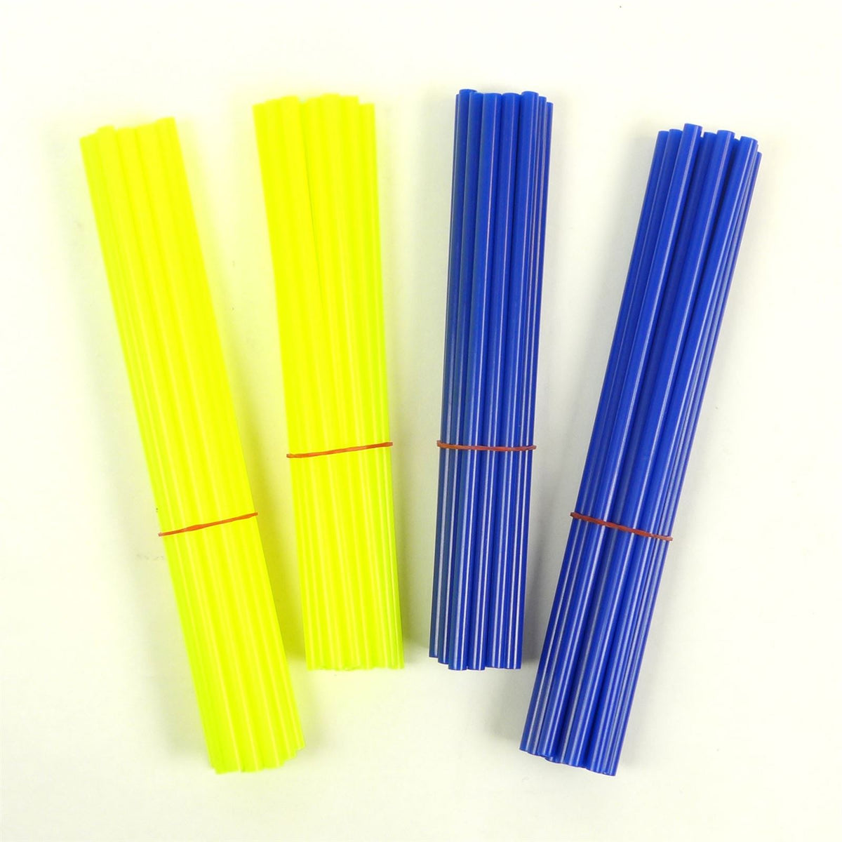 2FastMoto 76pcs Wheel Spoke Skin Cover Wrap Kit for MX Dirt Bike - Blue/Yellow 2FM-20-BY70_1770867