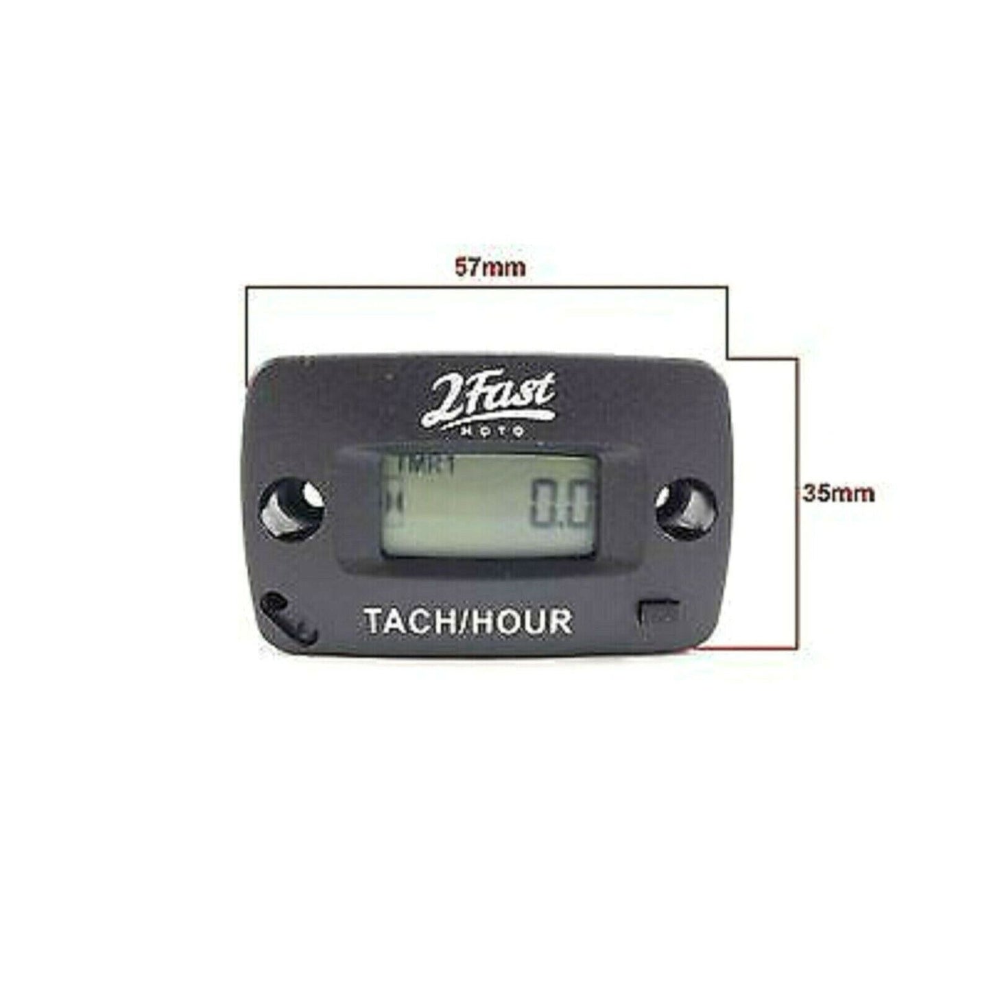 2FastMoto Digital Tachometer Hour Meter w/Bracket ForMotorcycles 14-16060B_681653