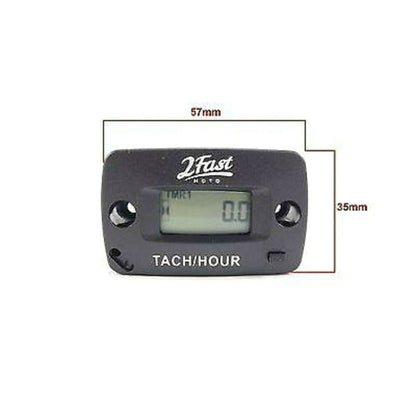 2FastMoto Digital Tachometer Hour Meter w/Bracket ForMotorcycles 14-16060B_681653