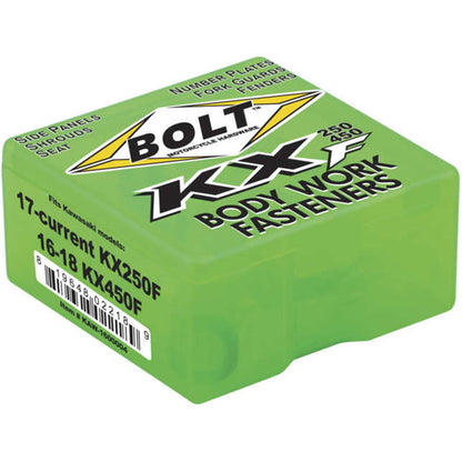 Bolt MC Hardware Full Plastic Fastener Kit For Kawasaki KAW-1600004_84983