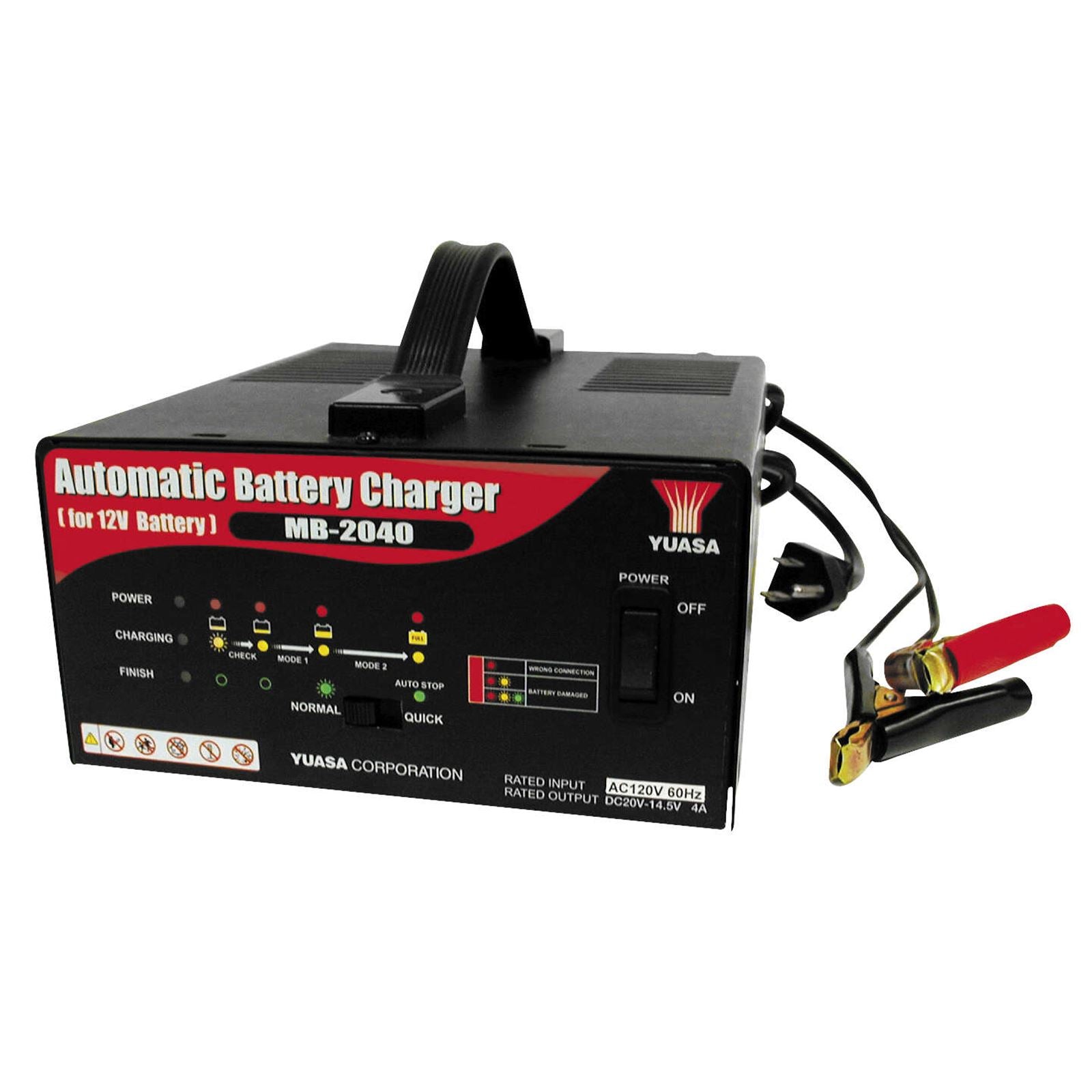 Yuasa Battery Charger MB2040 YUA1202040_85135