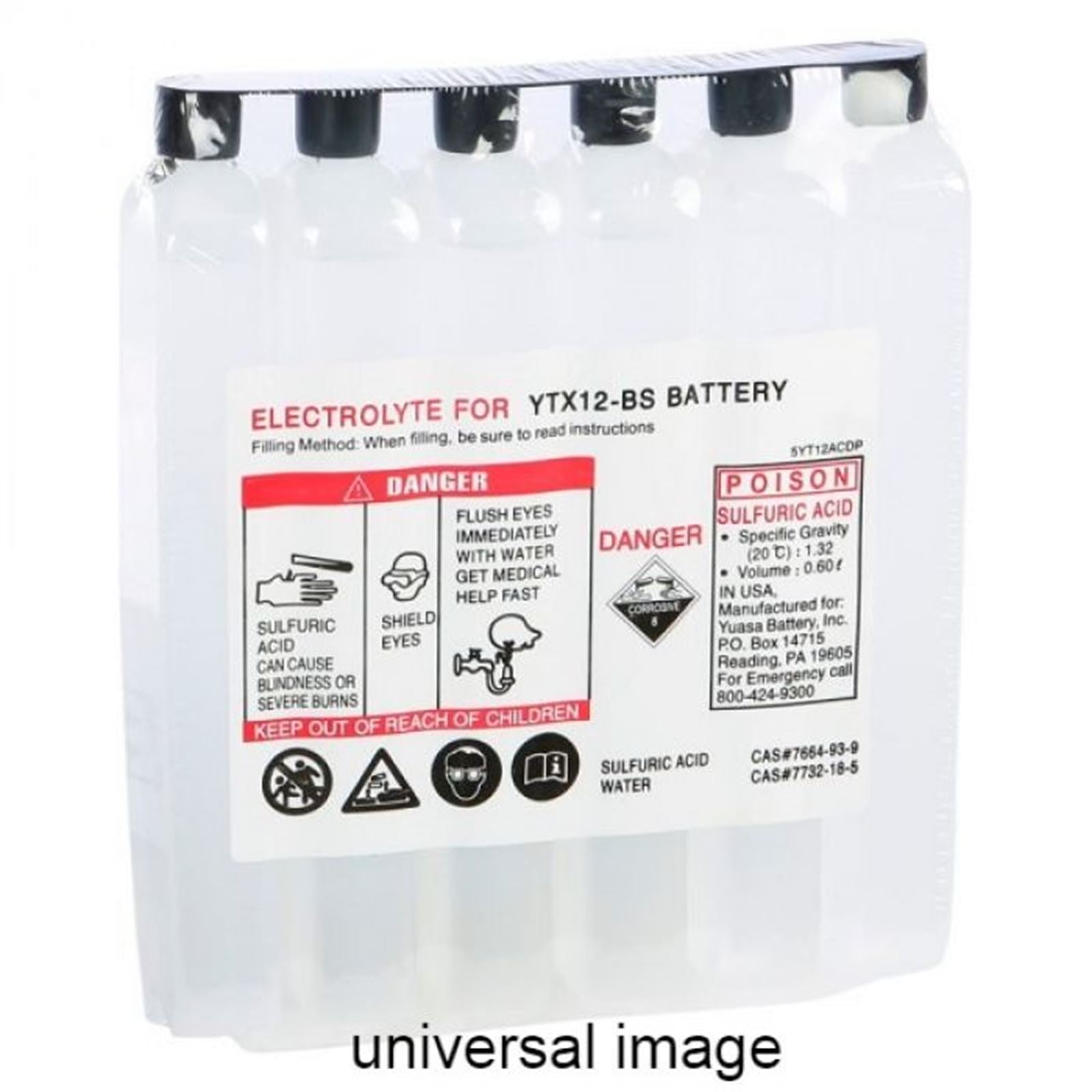 Yuasa Electrolyte for Maintenance-Free Battery TYX20CH-BS 479918_1080607