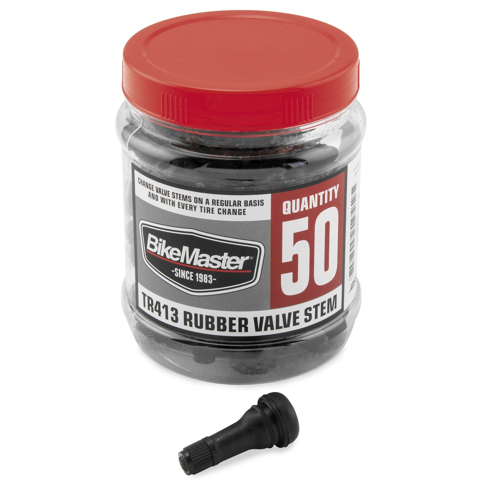 BikeMaster Rubber Valve Stems TR413 - Black 03-36-50_85331