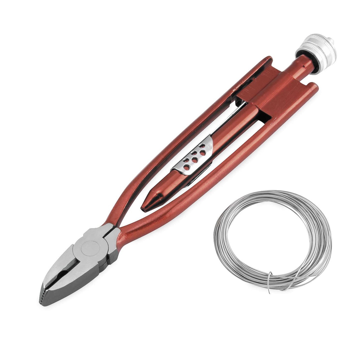 BikeMaster Safety Wire Pliers Red 9" 24-H099_85395