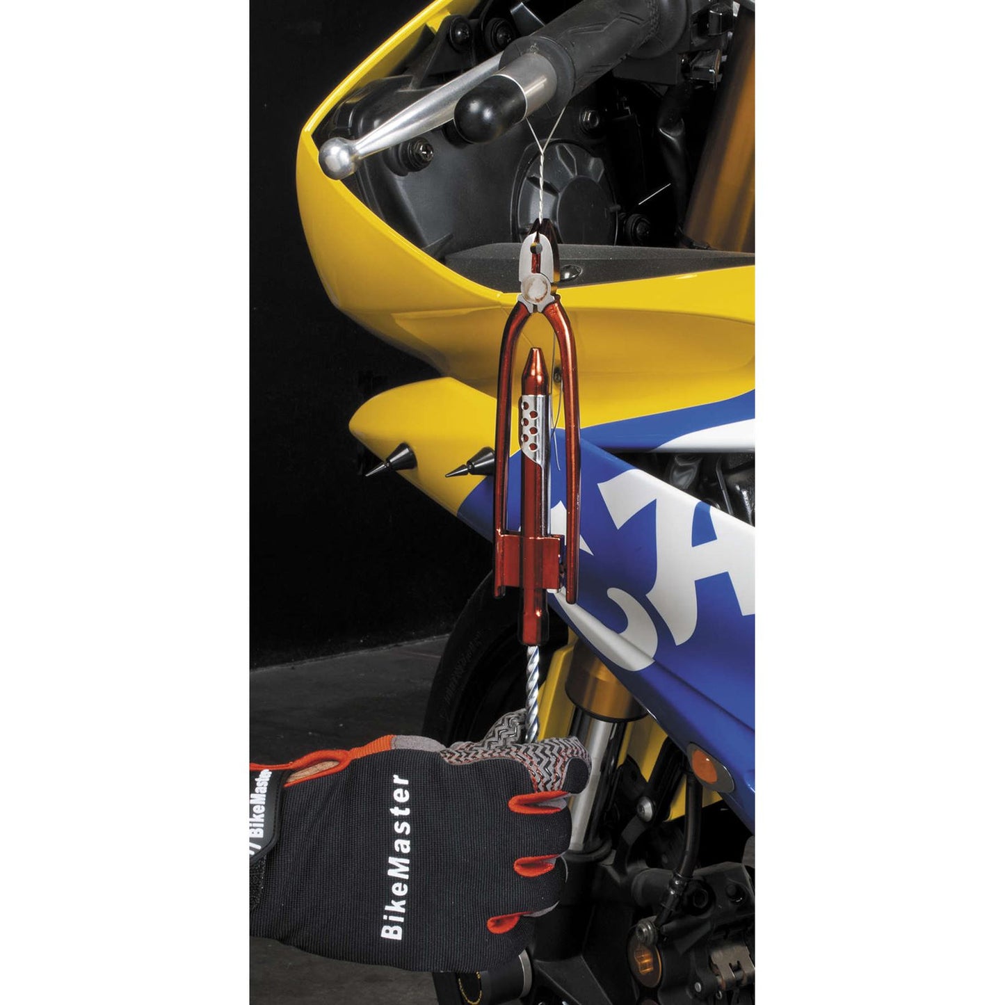 BikeMaster Safety Wire Pliers Red 9" 24-H099_85397