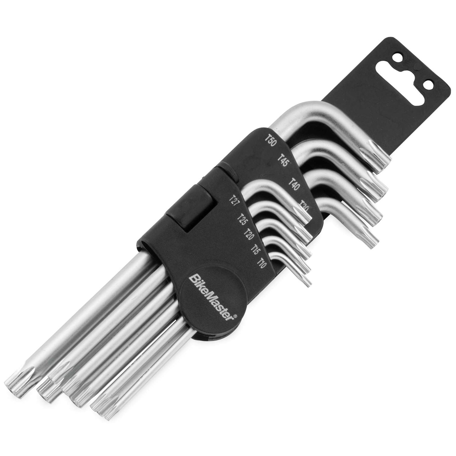 BikeMaster 9-Piece Star Bit Wrench Set and Holder - Short Set 17-A-162_85406