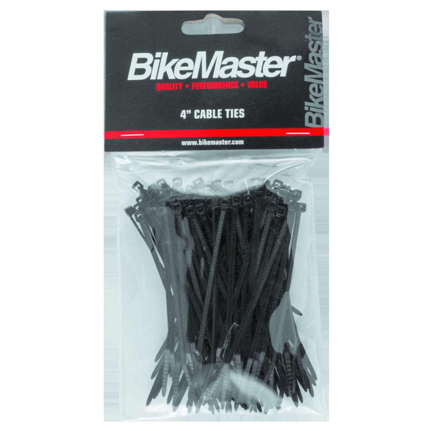 BikeMaster Cable Ties Black 4" 151672_85454