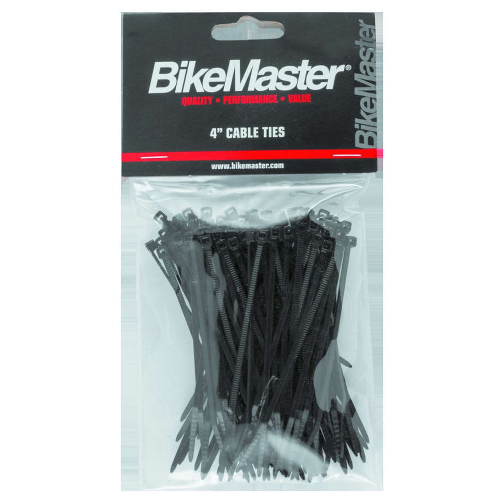 BikeMaster Cable Ties Black 4" 151672_85454