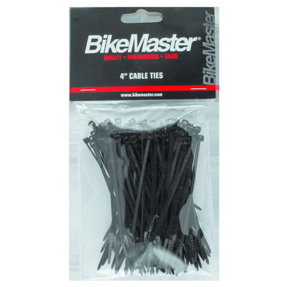 BikeMaster Cable Ties Black 4" 151672_85454