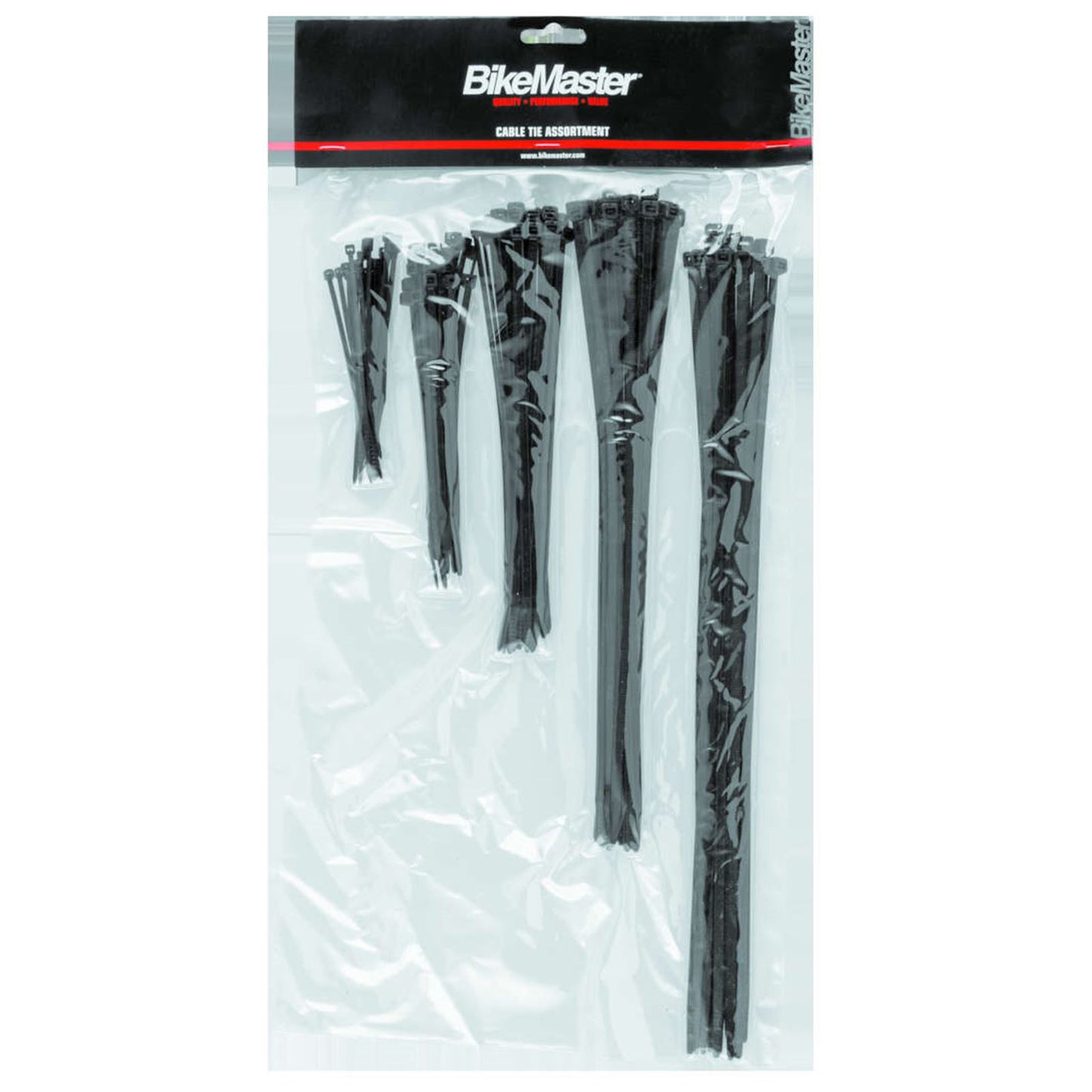 BikeMaster Cable Ties Black Assorted 151677_85460