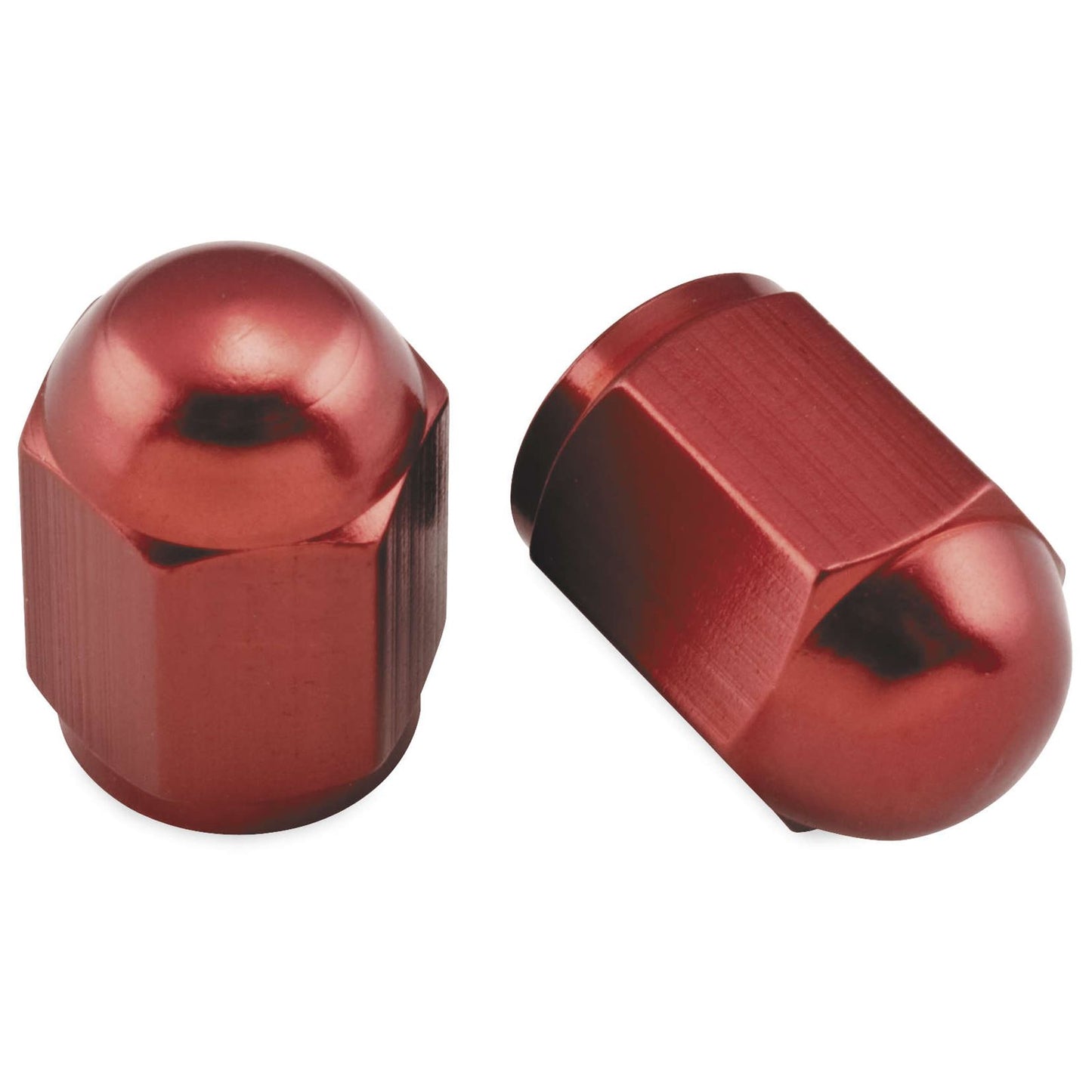 BikeMaster Aluminum Valve Caps Red FHM051R_85467