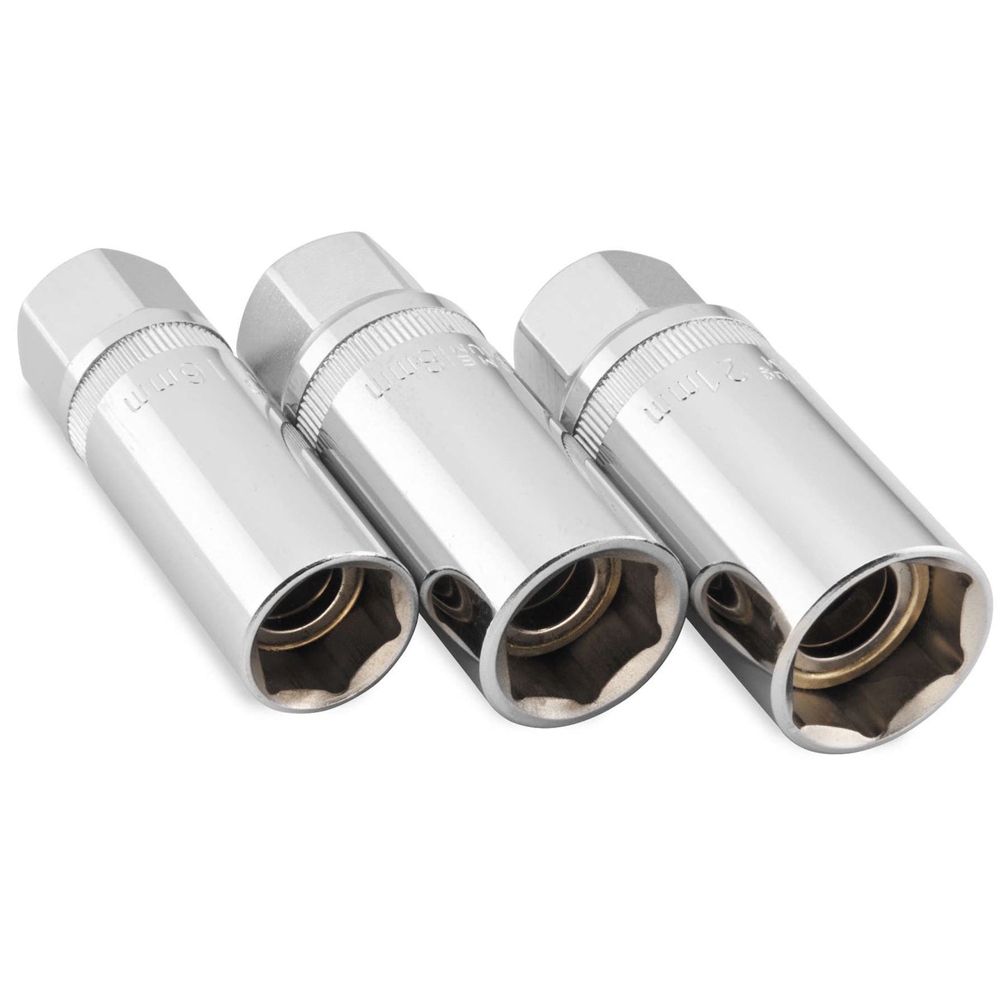 BikeMaster Magnetic Spark Plug Socket Set 5/8" | 16mm 18mm 13/16" 21mm 15-001621_85561