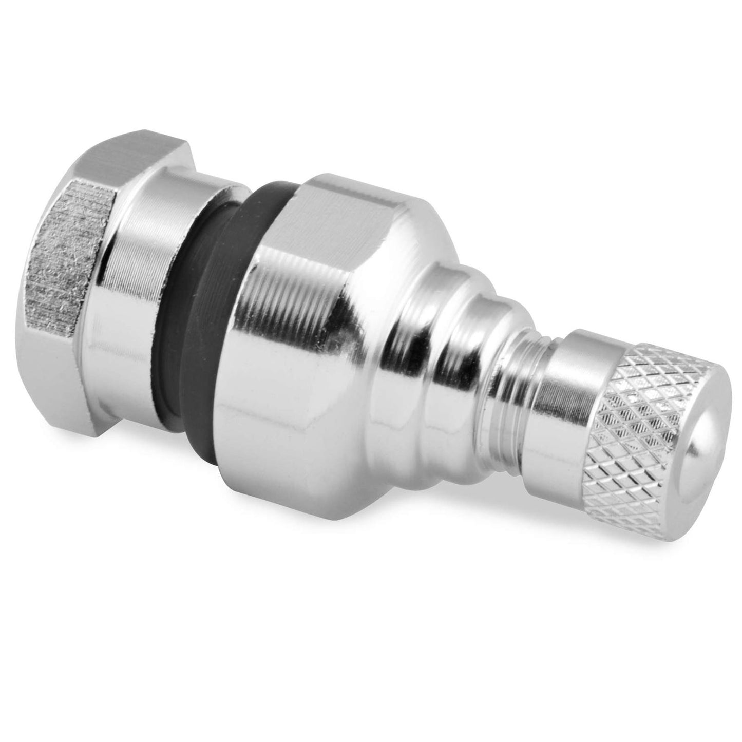 BikeMaster Aluminum Forged Valve Stems for Street Silver 11.3mm YC-427SLV_85571