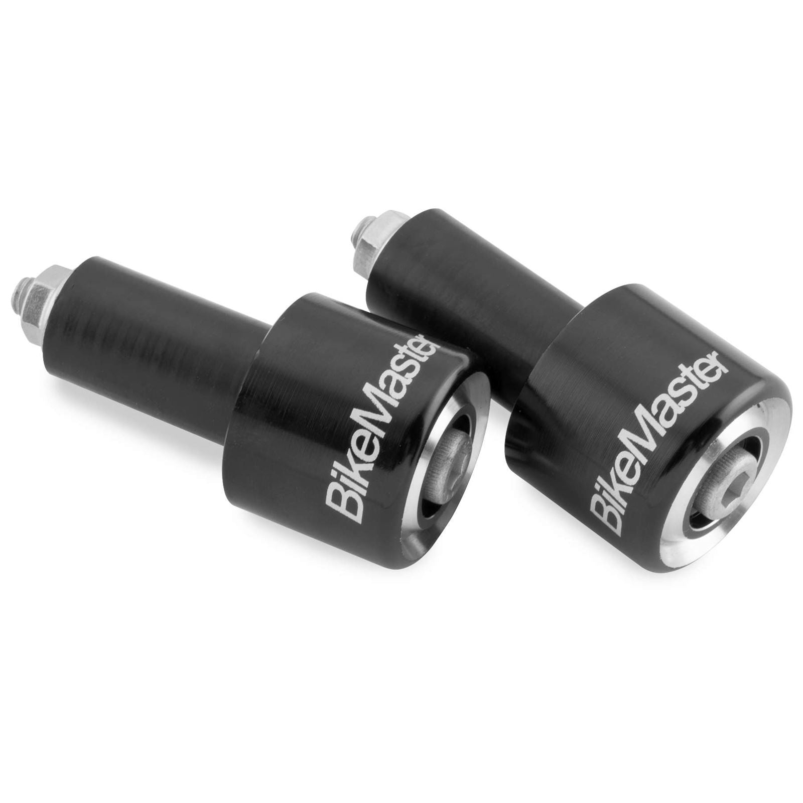 BikeMaster Anodized Aluminum Billet Bar Ends Black YC-818-BLK_85639