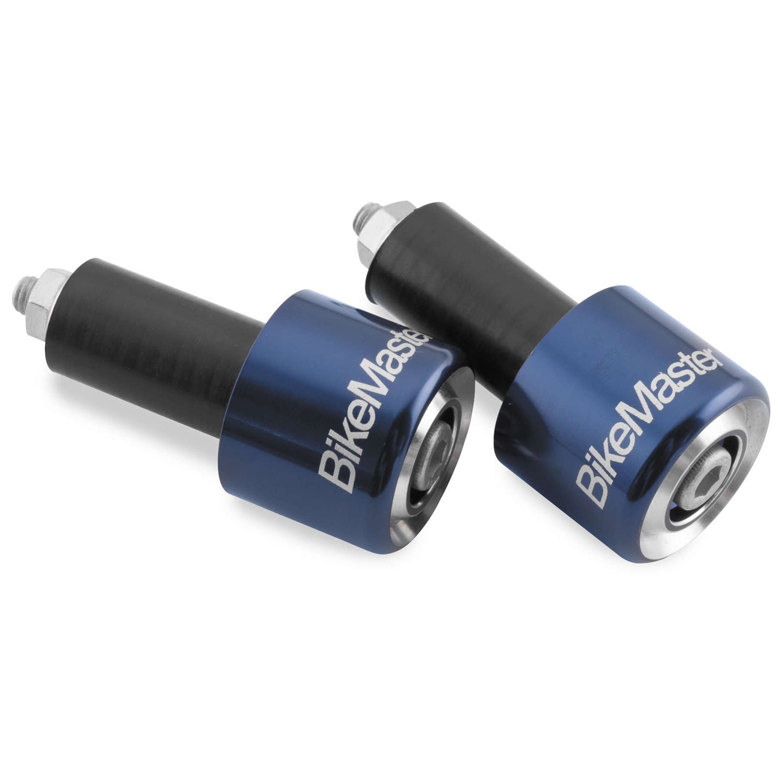 BikeMaster Anodized Aluminum Billet Bar Ends Blue YC-818-BLU_85641
