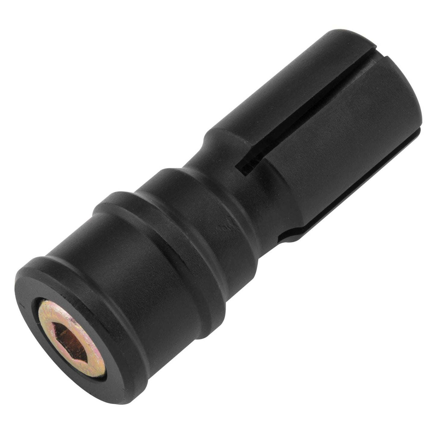 BikeMaster Bar End Adaptor for Clamp-On Mirror Black 1" FHM005-AD-1BK_85644