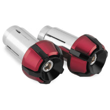 BikeMaster Two-Piece Anti-Vibration Bar Ends Black Red 02-0901BR_85655