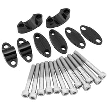 BikeMaster Handlebar Risers Black 1" YC-206BLK_85745