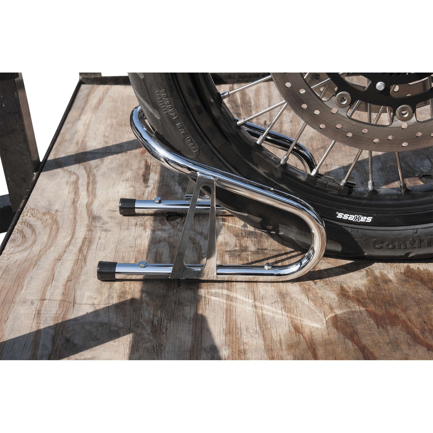 BikeMaster Wheel Chocks Chrome 6-1/2" 32-99650B_85751