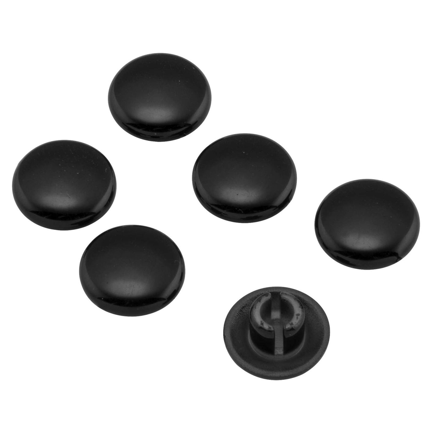 BikeMaster Bolt Caps Black 6mm BD-5135K-M6-BLK_85754