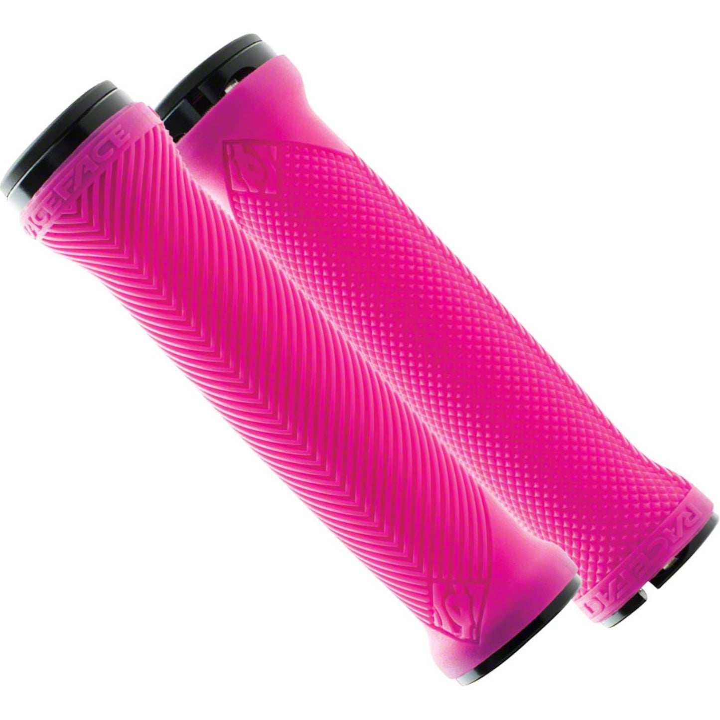 Race Face Lovehandle Grips - Neon Pink - Lock-On  [MPN: AC990075]_1321375