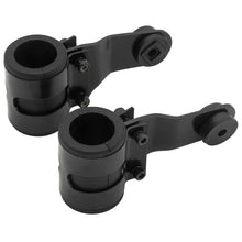 BikeMaster Rubber Mount Headlight Brackets Black 35mm OXHB-005B_85835