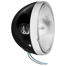 BikeMaster 7" Side Mount Headlight - Gloss Black 6J8-H/B-N1_85881