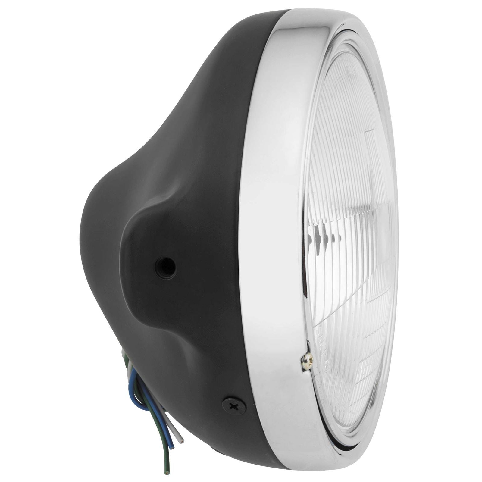 BikeMaster 7" Slim Side Mount Headlight - Matte Black 8K7-H/B-N_85884