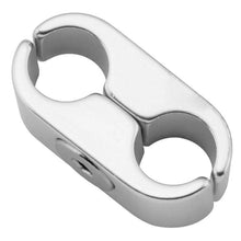 BikeMaster Line Cable Clamps Silver 2-Line YC-5124 SLV_85892