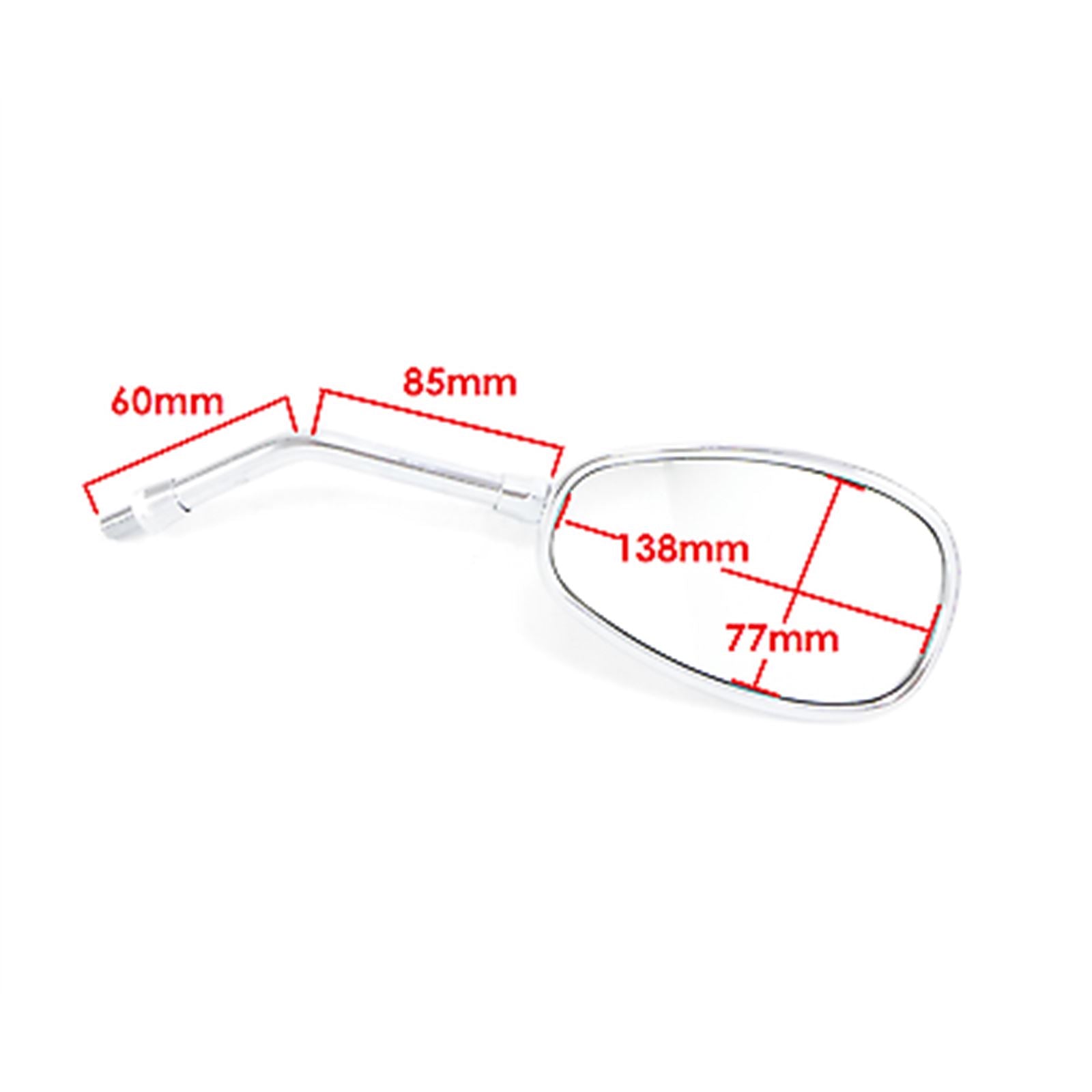 2FastMoto Chrome Right and Left Mirror for Yamaha VMX / XV / XJ  20-86831 / 20-88632_657130