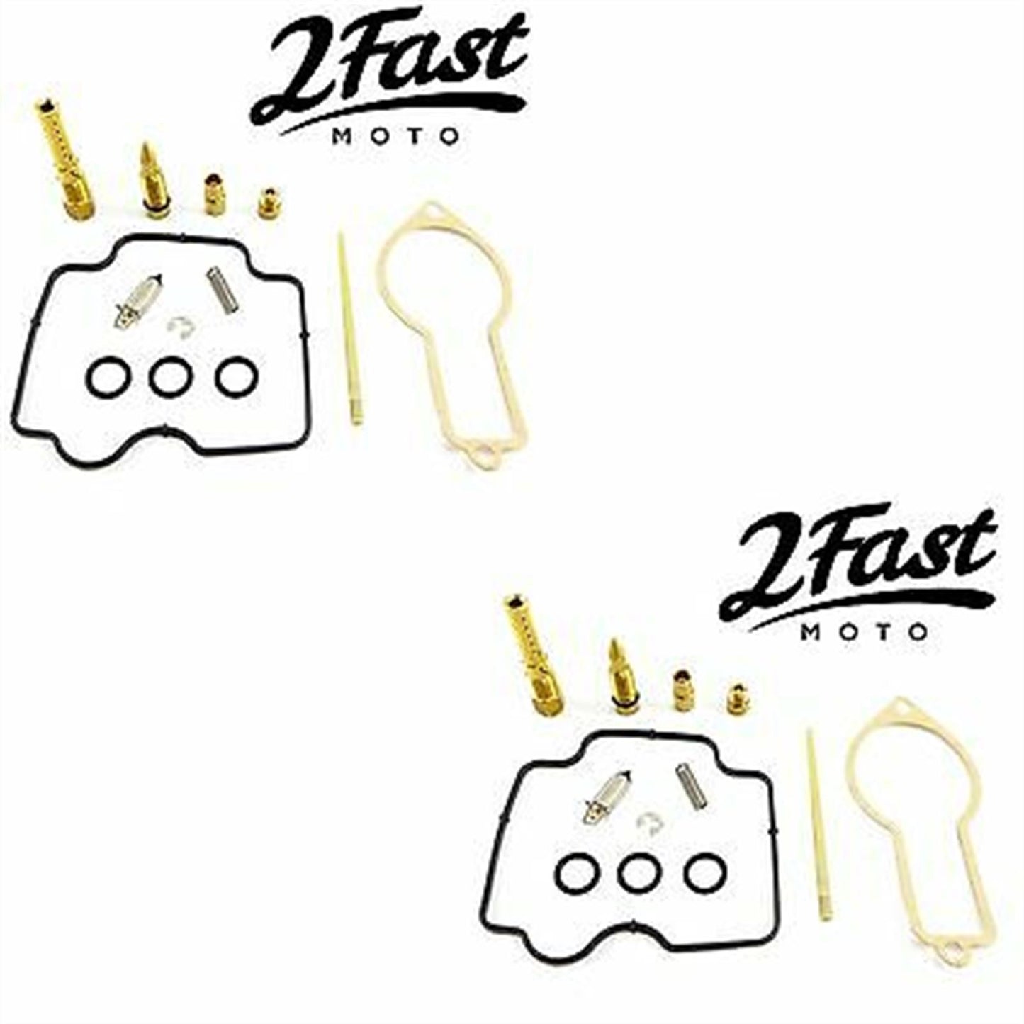 2FastMoto Carburetor Carb Rebuild Repair Kit 2 pack for Honda XL600R 25-90600 / kh-1355nr_632574