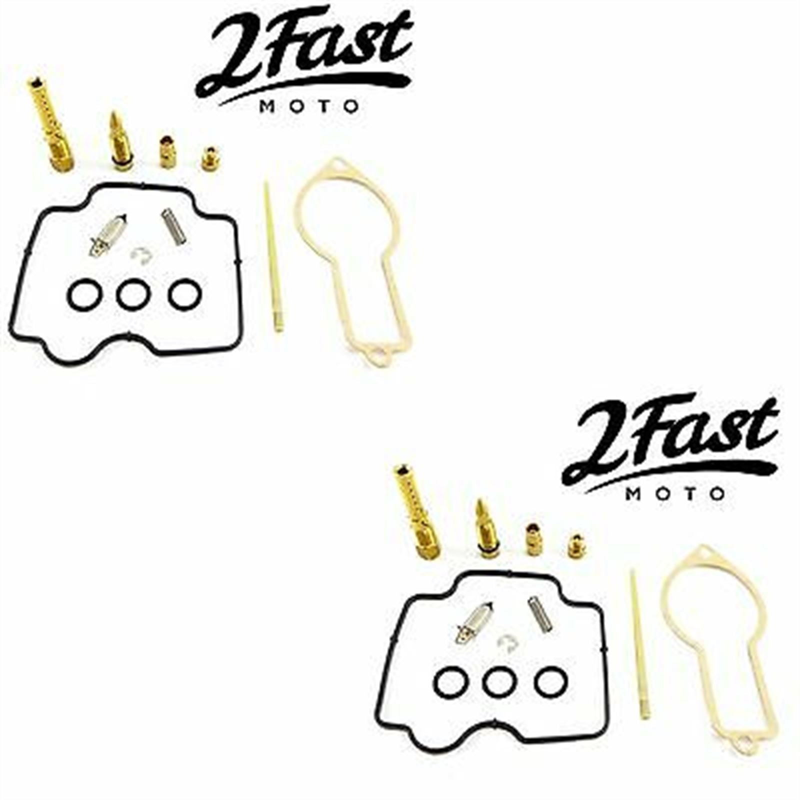 2FastMoto Carburetor Carb Rebuild Repair Kit 2 pack for Honda XL600R 25-90600 / kh-1355nr_632574