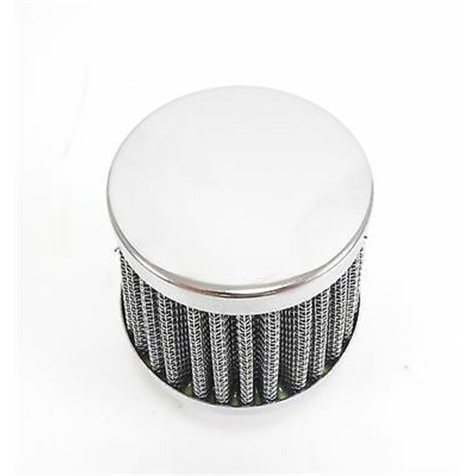 2FastMoto Clamp-On 46mm Round Wire Mesh Air Filter Cleaner Chrome  25-24965_620125