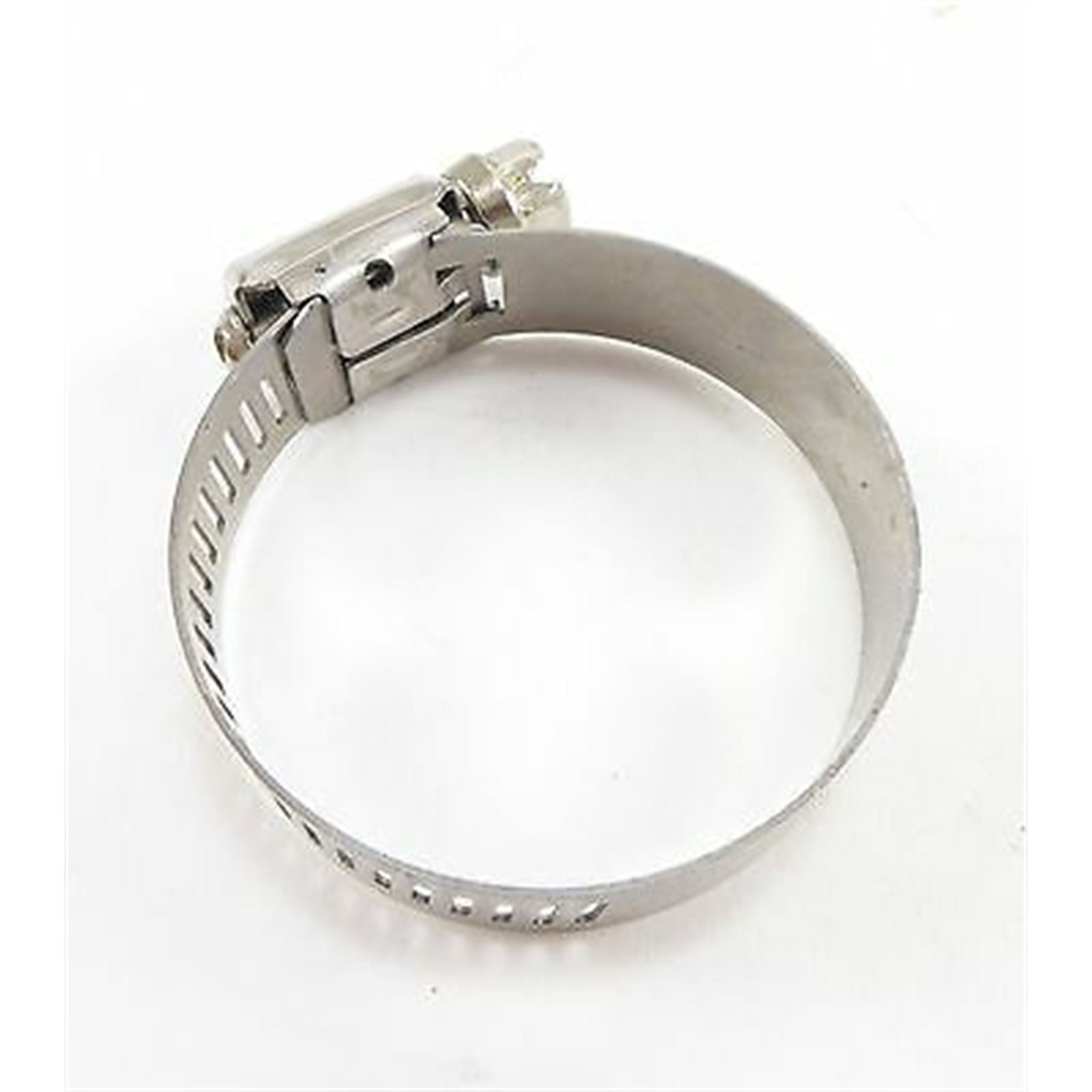 Clamp-On 46mm Round Wire Mesh Air Filter Cleaner Chrome _620134