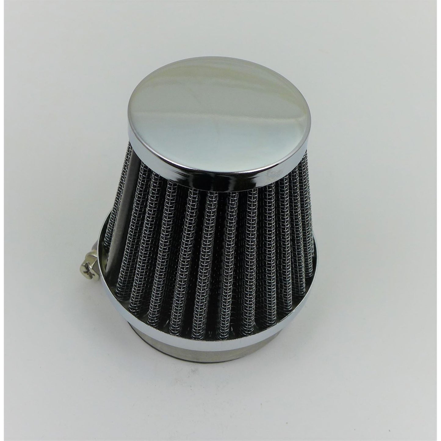 2FastMoto Clamp-On Wire Mesh Air Filter Cleaner Tapered 50mm- Chrome  25-24980_943126
