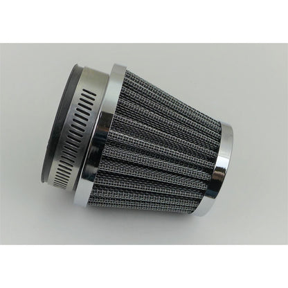 2FastMoto Clamp-On Wire Mesh Air Filter Cleaner Tapered 50mm- Chrome  25-24980_943128