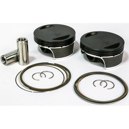 Wiseco - Powersports Black Edition Piston Kit M8 114 CID 11.0:1 K2785_86655
