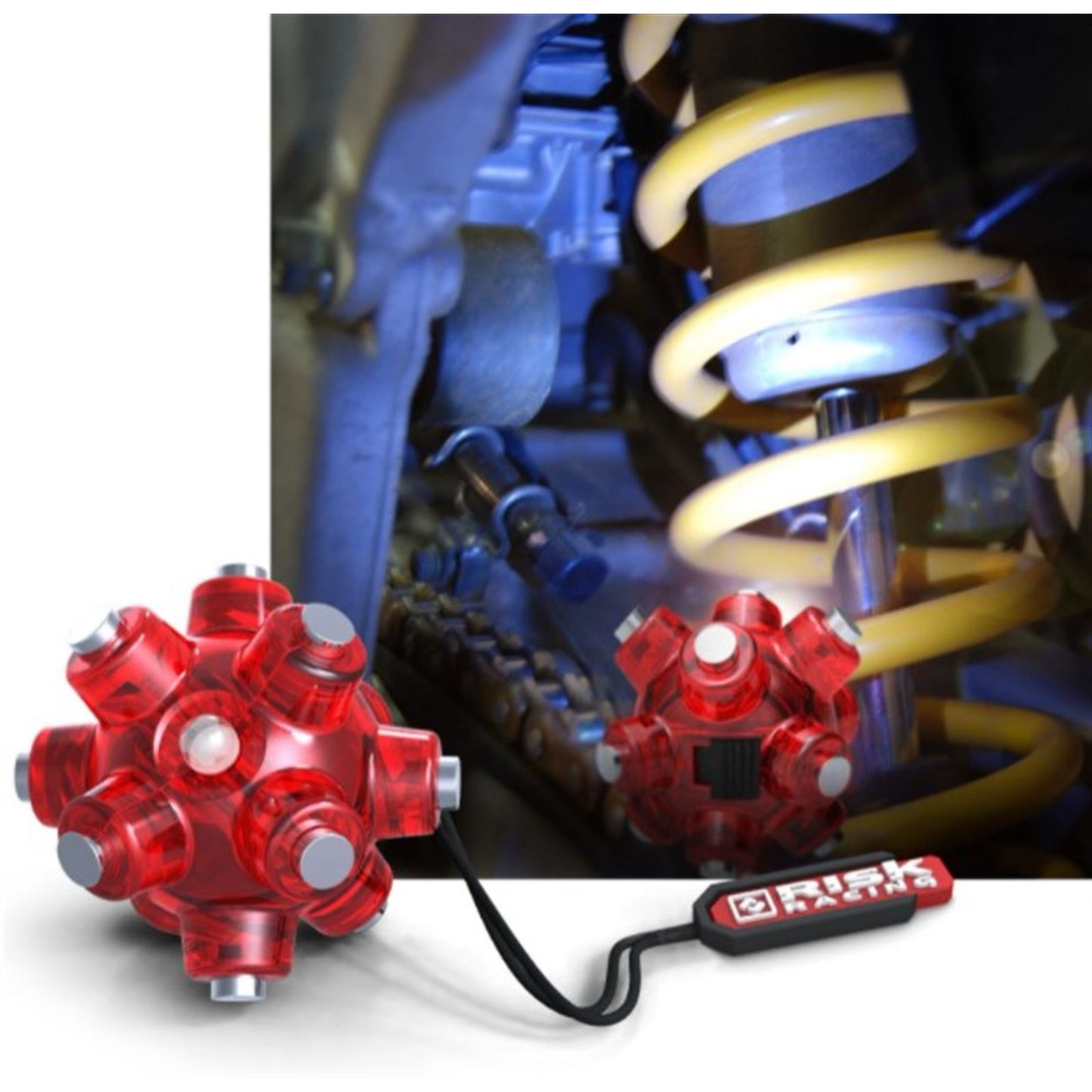 Risk Racing Magnetic Light Mine Task Light For Tight Spaces 00140_839834