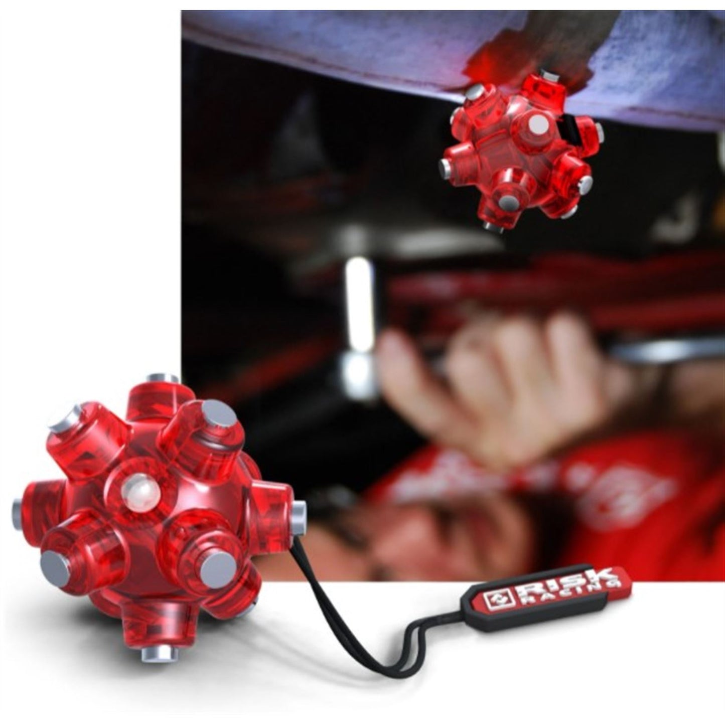 Risk Racing Magnetic Light Mine Task Light For Tight Spaces 00140_839835