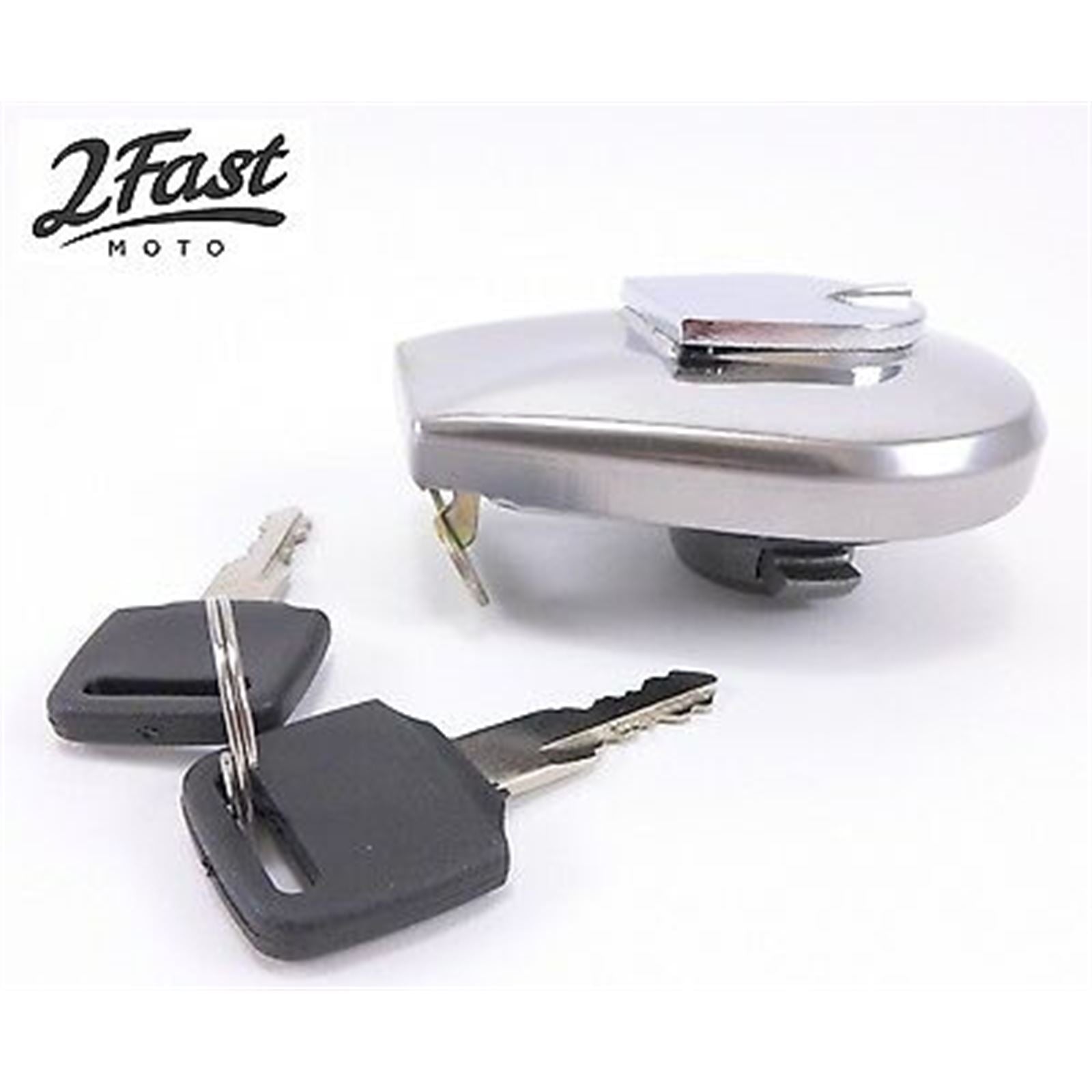 2FastMoto Fuel Tank Cap Locking Polished for Honda VF750C, VF750, VF700, VT500C 2037WINST_647427