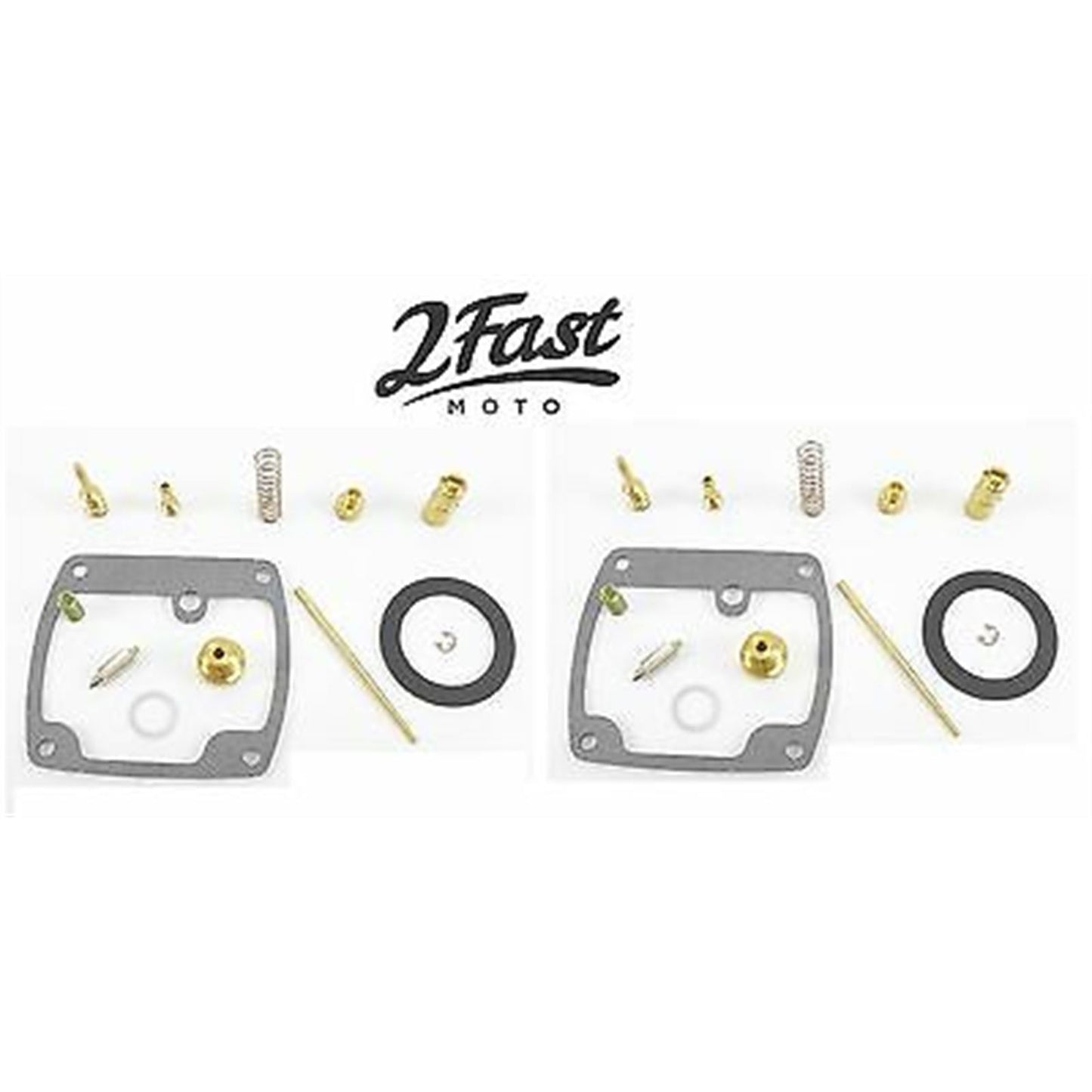 2FastMoto Carburetor Carb Rebuild Repair Kit For Kawasaki S3, KH400, 350 - 2/Pack 25-93351_662690
