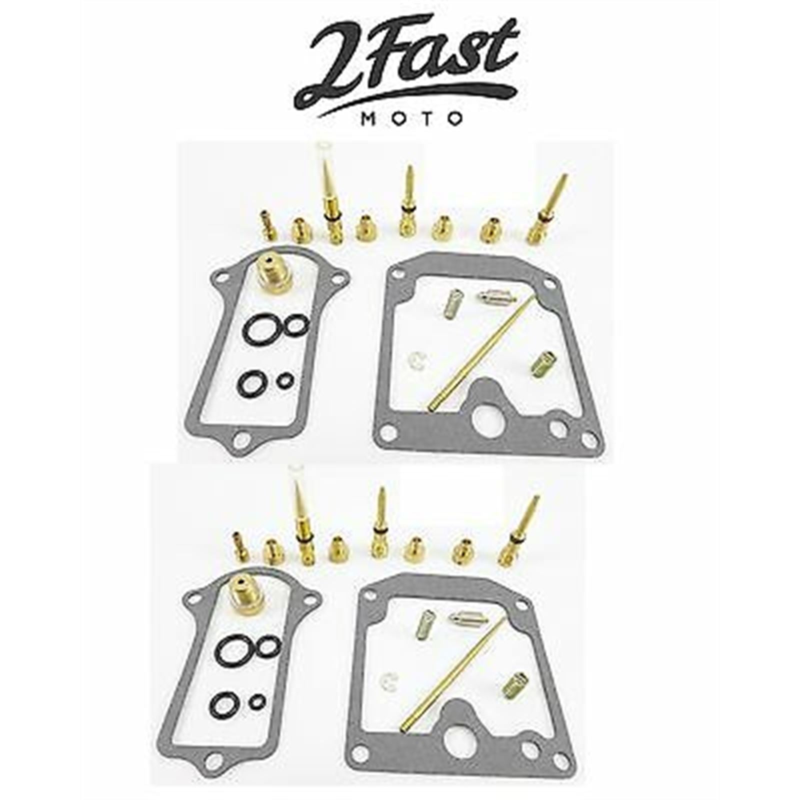 2FastMoto Carburetor Carb Rebuild Repair Kit For Kawasaki KZ650 - 2/Pack 25-93650x2_667143