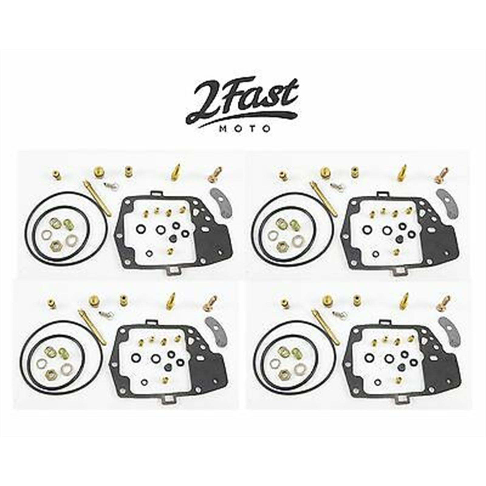 2FastMoto Carburetor Rebuild Repair Kits 4/Pack for Honda Gold Wing GL1000 2fm-25-90967_659223