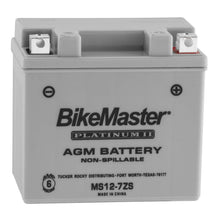 BikeMaster AGM Platinum II Batteries for ATV - Grey 114mm L x 71mm W 106mm H MS12-7ZS_86732