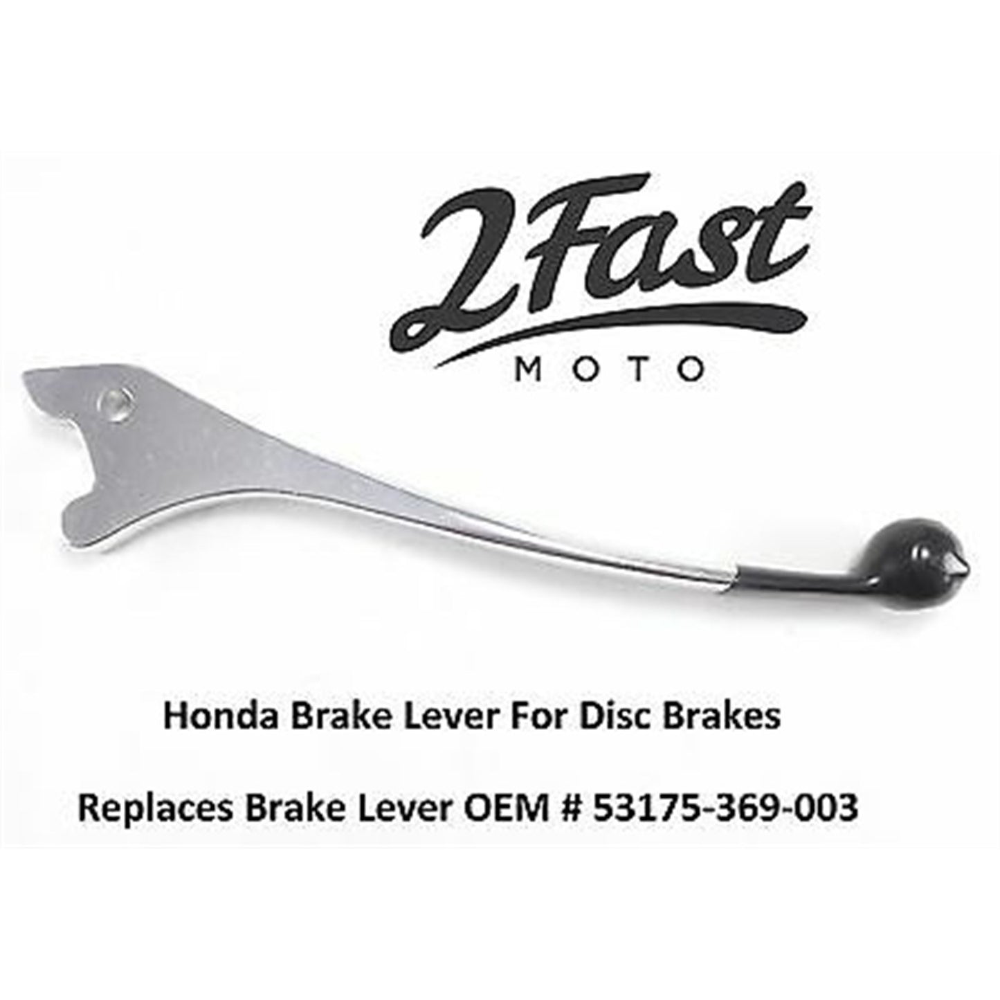 2FastMoto Brake Lever Silver for Honda CB 350, 360, 450, 500, 550, 750 53175-369-003_628360
